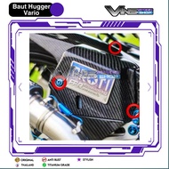 Hugger Titanium GR5 Vario Bolts contains 3 bolts