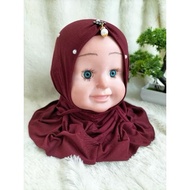 Hijab Bliss Girls' Shawl (Pendulum) Newborn-3 Years Old Delivery In 1-2 Days