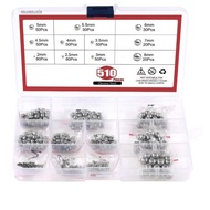 GRCEKRIN510 Stainless Steel 304 Steel Ball 2-8mm Assortment Precision