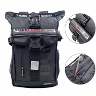 LED Light Waterproof Backpack Men’s Backpack Motorcycle Riding Bike Kalis Air Beg Lelaki Multi-compa