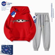 KELEMIMI | ชุดเสื้อสวัสด์ซิปธีม NASA สำหรับเด็ก