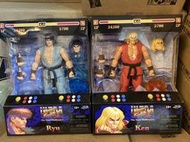 全新現貨 JADA 代理版 6吋 快打旋風 Street Fighter2 灰色 隆 肯 可動完成品