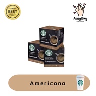 STARBUCKSเนสกาแฟ โดลเช่ กุสโต้ แคปซูลกาแฟ STARBUCKS AMERICANO HOUSEBLEND สตาร์บัคส์ อเมริกาโน่ เฮาส์