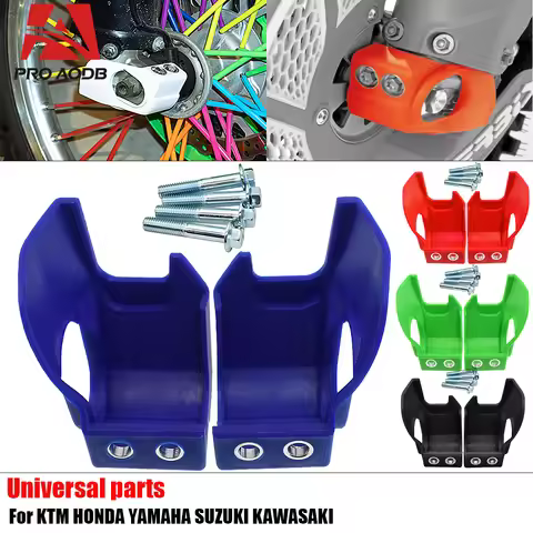 Motorcycle Fork Bottom Shoe Guard Cover Protector For Yamaha YZ 125 250 WR125 250 HONDA CRF 250RX 30