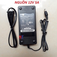 Bộ đổi nguồn điện 220v sang 12V-5A (DC) (Nhựa) - Bộ Adapter Chuyển Nguồn 12v 5A