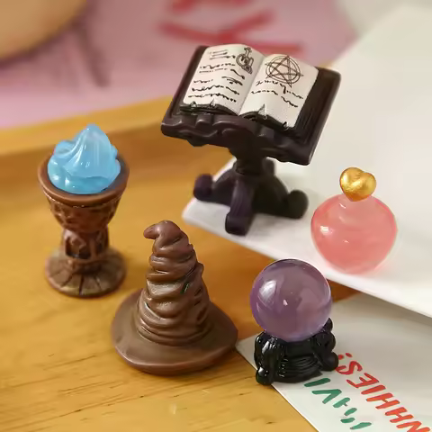 1/12 Dollhouse Mini Magical Academy Props Decoration Dollhouse Micro Scene Ornaments Dolls House Acc