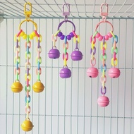 Xuanfeng Peony Budgie Chewing Toy Acrylic Birdcage Decoration Pendant Stress Relief Bell Toy