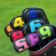 Colorful Digital Extended Length No. 7 Iron Cover Golf Club Cover Club Head Cover Ball Head Protecti