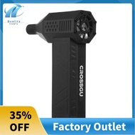 For CROSSGUN Fan Handheld Violent Fan 4-Speed Adjustable 130000RPM with LED Lighting for Car Cleanin