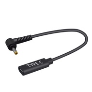 0.15M/0.49FT Type-C female jack to DC4.0*1.7MM notebook PD Adapter Cable,USB-C to 4017 Fast Charging