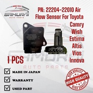 Air Flow Sensor For Toyota Camry Acv30, Wish, Estima Acr30, Altis, Vios, Innova PN: 22204-22010 1Pcs