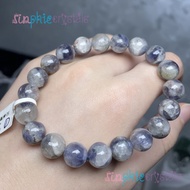 Natural icy Blue iolite Bracelets Blood Iolite