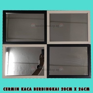 [HARGA BORONG 10 PCS] Cermin Dinding Berbingkai @ Cermin Dinding Bilik Air @ Cermin Tampal Di Dindin