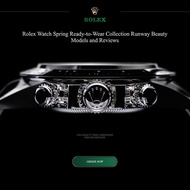 100 Page List Design ppt Template rolex ppt Template rolex Watch Advertising Promotion ppt Template
