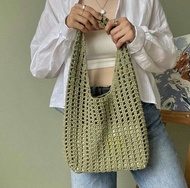 Túi tote móc sợi thủ công hoàn toàn thiết kế theo yêu cầu