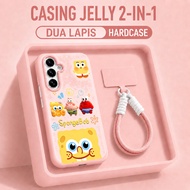 HP Spongebob Body Meeting 2 In 1hp + Strap Case Oppo Reno 15F A6X A6 Pro 14F A3X A5I A5 2025 A5 Pro 