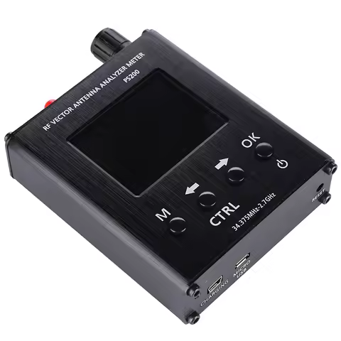 New PS200 34.375MHz 2.7GHZ UV RF Vector Impedance ANT SWR Antenna Analyzer N1201SA