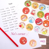 Stickers of 100 2.5cm pre-adhesive stickers thank you happy birthday thank you birthday rewards