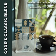 TCC Signature Blend: CODE'S CLASSIC BLEND (Full-City Roast)(Coffee Bean/Whole Bean/Ground Coffee/Fre