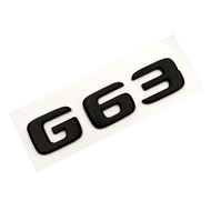 AI ABS Adhesive Glossy Black 3d Car Letters Rear Trunk Badge G63 Emblem Stickers For Mercedes Benz G