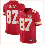 HQ2 Kansas City Chiefs NFL Football Jersey No.87 Kelce Tshirt Top Legend Jersey Loose Sport Tee Unis