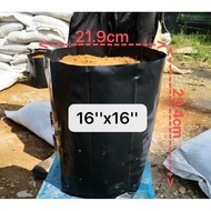 Polybag THICK UV 16''x16'' 1kg =18 pcs Polibag UV Hitam Tebal Nursery