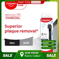 Colgate Proclinical B150 Charcoal Battery Powered Toothbrush Refill (2s) [Value Pack]