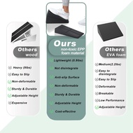 3pc Leg Stretcher Foot Squat Wedge Foam Slant Board for Squats Calf Raise Block Yoga Wedge Equipment