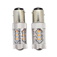 A Set Of Car LED 1157 Yellow Light 2057 7528 1034 80W Turn Signal Reversing IC Constant Current High