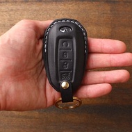 茶皮 INFINITI QX50 鑰匙皮套 汽車鑰匙皮套 鑰匙包 客製化