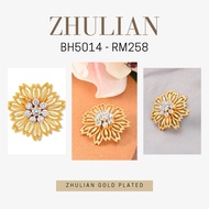 ZHULIAN [BH5014]  BROOCH ZHULIAN KERONGSANG ZHULIAN GOLD PLATED EMAS ZHULIAN