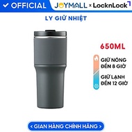 Bình giữ nhiệt LocknLock Metro Drive màu xám LHC4277SGRY 650ml - Hàng chính hãng, kèm ống hút cọ rửa