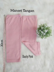 MANSET TANGAN MUSLIM / MANSET TANGAN PENDEK /MANSET LENGAN PENDEK WANITA/PRIA /MANGSET HITAM