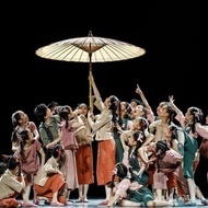 Prop Umbrella Courtyard Oil Paper Umbrella Dance Big Red Umbrella Rainproof Traditional Alley Big Oi