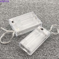 ASBOYSS Battery Box Transparent High Quality  Cases for AA Battery Storage Box 2X 3X Battery Holder