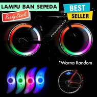 Lampu Roda Sepeda LED Spoke Light Be Seen Be Safe Blade Spoke Light Road Bike Bicycle Wheel Light Si