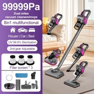 8in1 Cordless dust Mite Vacuum Cleaner 99999pa Mop Vacuum UV99.9% Mite Remover Bed Mattress Vacuum C