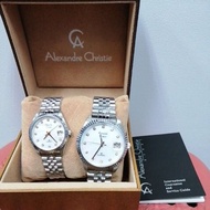 ALEXANDRE CHRISTIE 5006 ANALOGUE STEEL BAND WATCH