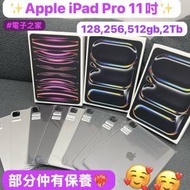 (🥰電子之家，超多靚iPad平板之家🥰）Apple iPad Pro 11吋/M1,M2,M4/128,256,512gb...