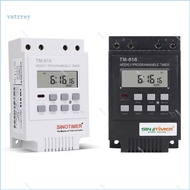 VA TM616W-4 Digital Electronic Timer 220V 30A Weekly Programmable Relay Controller