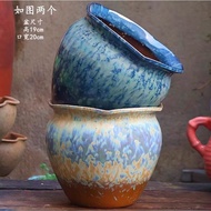 Ready stock ‼️ Ceramic Flower Pot/ Set 大口径花盆多肉花盆陶瓷径多肉花盆陶罐创意个性花盆