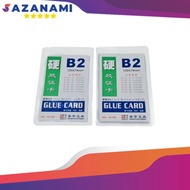 9(0)6 GLUE CARD B2 126 X 79MM ISI 20 PCS CARD CASE ID CARD