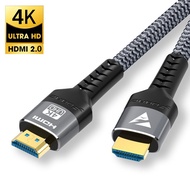 HDMI Cable 4K 60Hz HDMI-Compatible Ultra HD 1080P 120Hz 3D High Speed HDMI 2.0 Splier Cables Adapter For TV Monitor 1M 2