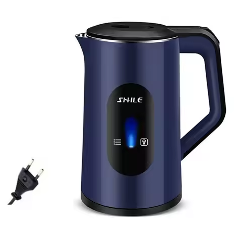 2.2L Stainless Steel Electric Digital Display Hot Water Boiler 1500W Fast Boil Thermal Water Kettle 