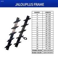 Activity▪Jalouplus Jalousie Frame 4 Blades - 10 Blades for Louver Window 1 Pair  (Left and Right Fra