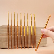 Double-ended gold crochet needle, crochet needle