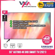 Samsung 55 Inch LED (UA55AU7000) 4K UHD Anodroid Smart TV Murah Television 电视机 UA55AU7000KXXM