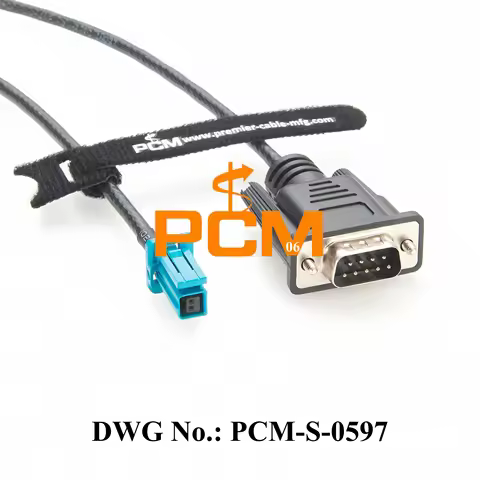 Original Tyco MATEnet Z Female 2302510-9 to D-SUB9 RS232 Male Automotive Network Communication Diagn
