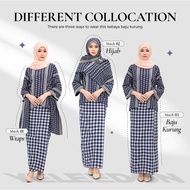 Original Kesuma Kebaya kurung kedah BAJU KURUNG Moden Baju raya 2025 KEDAH SULAM Kurung Modern. Sesu