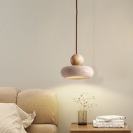 Wabi-Sabi Natural Yellow Cave Stone Chandelier Light Dining Room Bedroom Lamp Table Restaurant Bar S